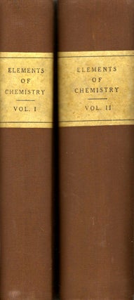 Item #10219 Elements of Chemistry in the Order of Lectures Given in Yale College. Benjamin...