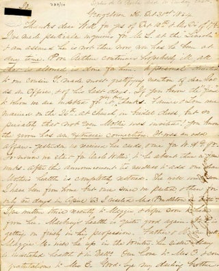 Item #11098 "Flag of Truce" letter written by Josephine Gordon to her brother William A. Gordon...