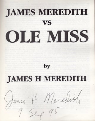 James Meredith vs Ole Miss