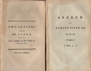 Five Speeches and Letters by Edmund Burke. Published separately.