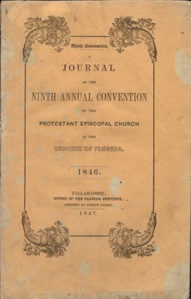 Item #11677 A Journal of the Ninth Convention of the Protestant Episcopal Church in the Diocese...