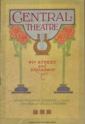 Item #11704 Central Theatre 47th Street and Broadway. Lee, J. J. Shubert