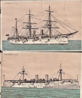 Item #11902 A Naval Scrapbook. Circa late 1800s, early 1900's. Richard Hooker