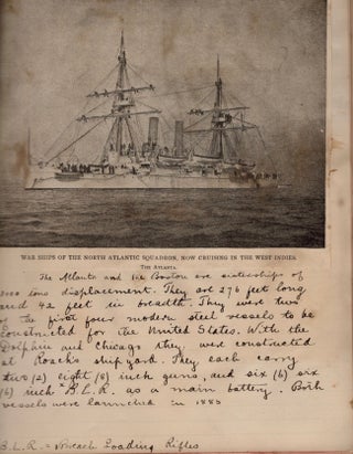 A Naval Scrapbook. Circa late 1800s, early 1900's.