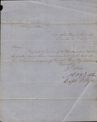 Item #11957 (2) United States Army documents addressed to Major Thomas B. Eastland at Brazos...