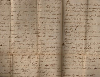 1814 Court Testimony Document Deposition of John Barney before Justice's of the Peace John A. Thompson and James McCampbell