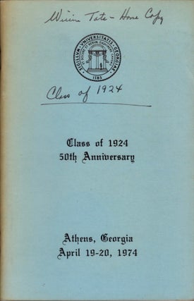 Item #12105 The University of Georgia Alumni Society Class of 1924 50th Anniversary. University...