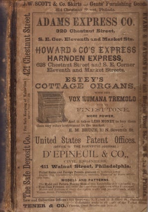 Item #12310 Gopsill's Philadelphia City and Business Directory for 1868-9. Isaac Costa, compiler