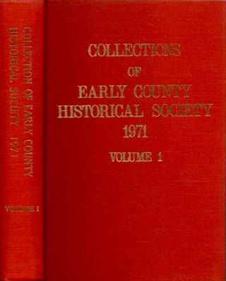 Item #12718 Collections of Early County Historical Society 1971 Volume 1. Early County Historical...
