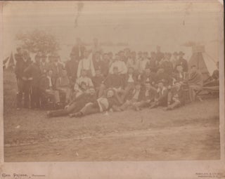Item #13600 Circa 1883 Indianapolis Light Infantry mounted albumen photograph. Indianapolis Light...