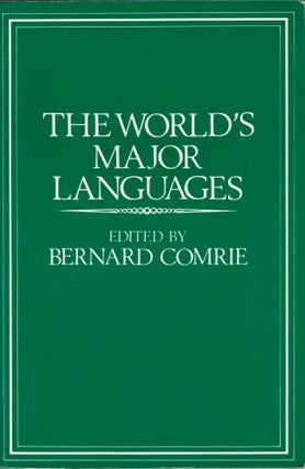 Item #13702 The World's Major Languages. Bernard Comrie