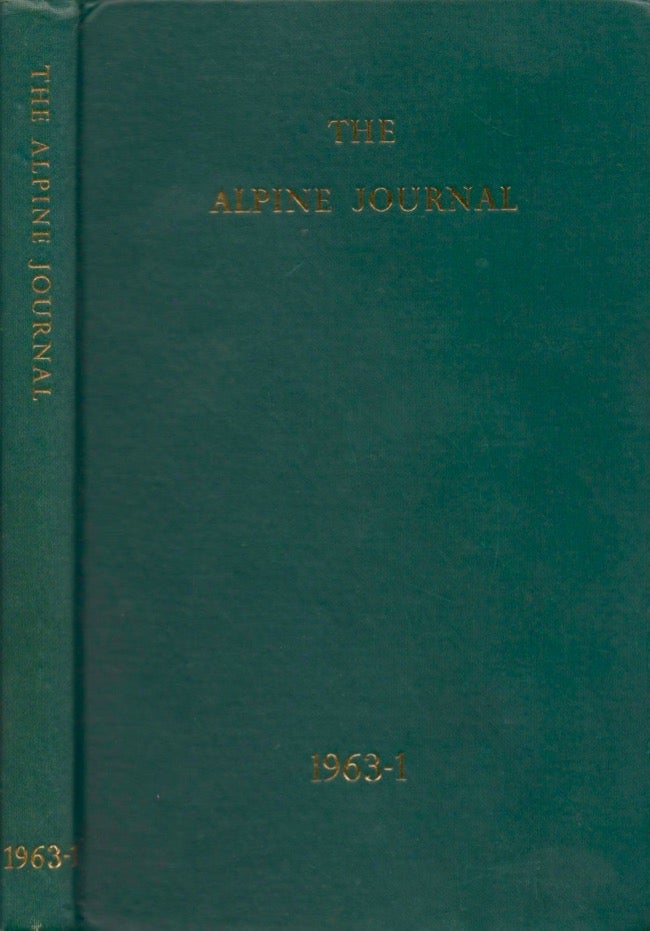 Item #13970 The Alpine Journal. A. D. M. Cox, D F. O. Dangar, T S. Blakeney.