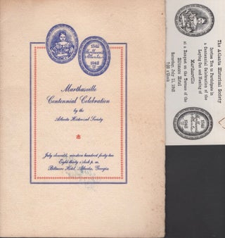 Item #15038 Marthasville Centennial Celebration. Atlanta Historical Society