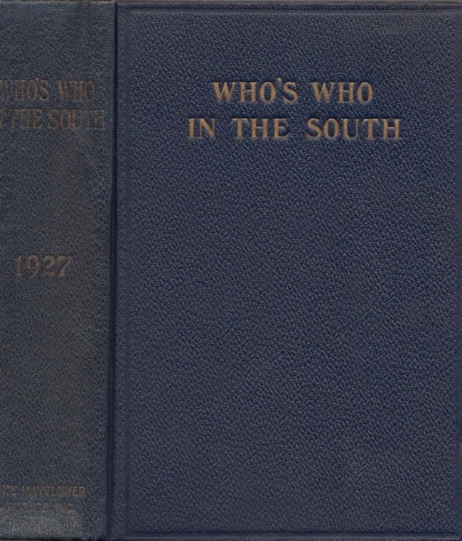 Item #15261 Who's Who in the South. Inc The Mayflower Company.