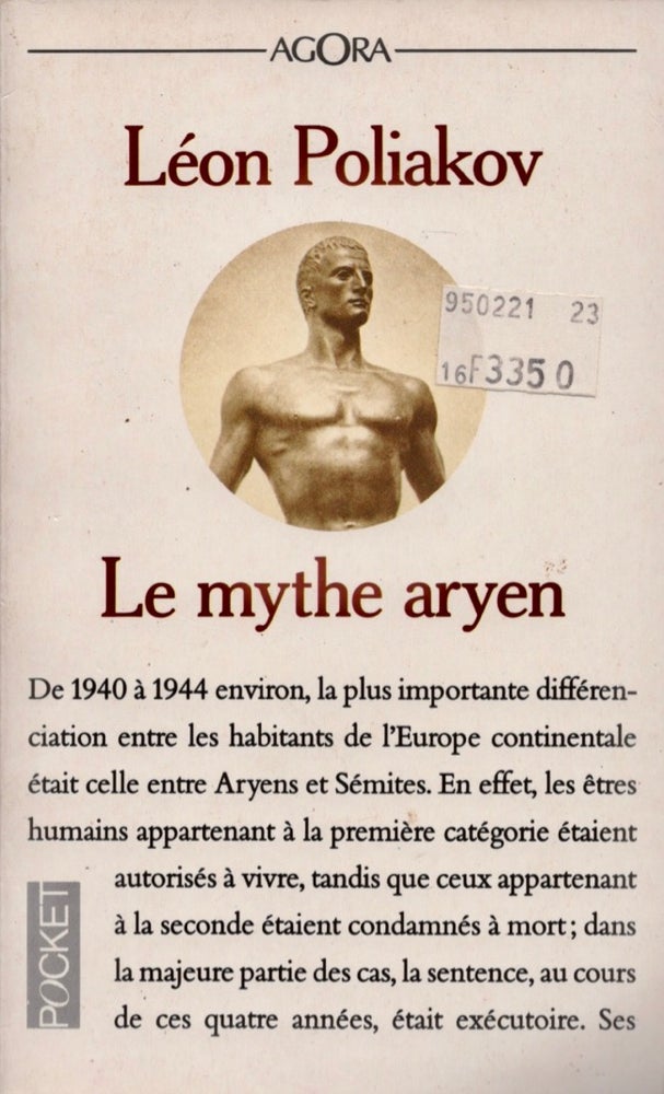 Item #15317 Le mythe aryen (Aryan Myth). Leon Poliakov.