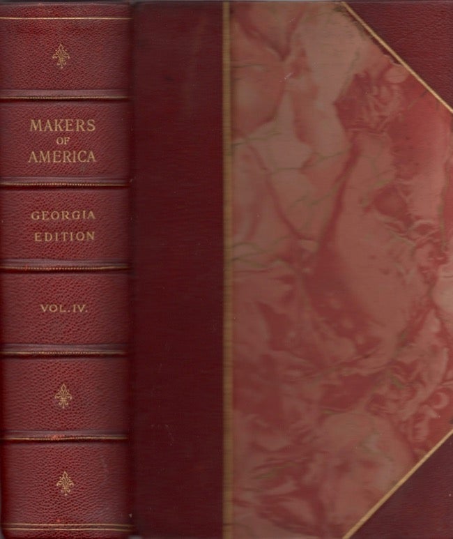 Item #15357 Makers of America Georgia Edition. Volume IV. Bernard Suttler.