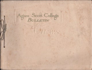 Item #15681 Agnes Scott College Decatur, Georgia Six Miles from Atlanta. Agnes Scott College