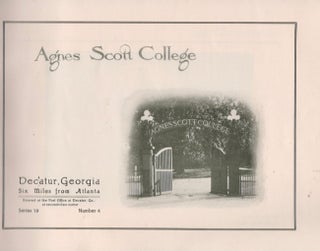 Agnes Scott College Decatur, Georgia Six Miles from Atlanta
