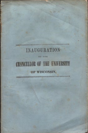 Item #15695 Inauguration of Hon. John H. Lathrop, LL.D. Chancellor of the University of...