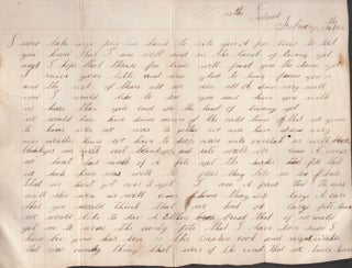Item #15766 Civil War Letter from Eli Smith to family. 45th Pennsylvania Regiment, Company G,...