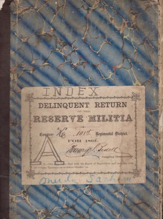 Item #16153 Delinquent Return of the Reserve Militia, Co. H, 101st Regimental District for 1866....