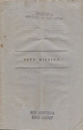 Item #16157 The First Annual Report of the Managers of the New York Protestant Episcopal City...