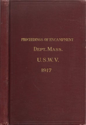 Item #16207 Official Report of the Annual Encampment Department of Massachusetts United Spanish...