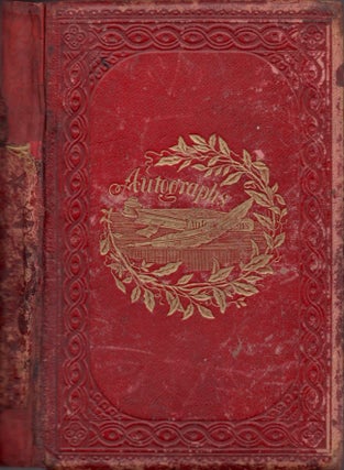 Item #16252 1861-63 James E. Wilson, New Hampton, N. H. Autograph Book. James E. Wilson