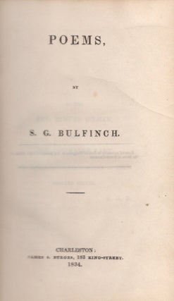 Poems, by S. G. Bulfinch