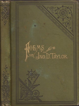 Item #16902 Original Poems. John Dodson Taylor