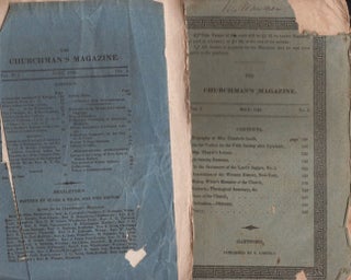 10 issues of the Churchman's Magazine 1821-1826