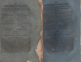 10 issues of the Churchman's Magazine 1821-1826