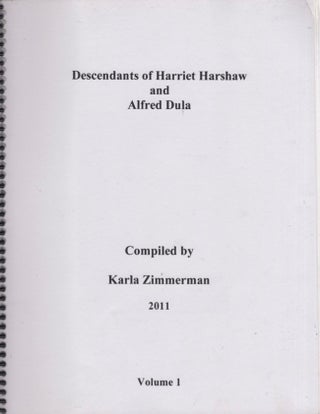 Item #16987 Descendants of Harriet Harshaw and Alfred Dula. Karla Zimmerman
