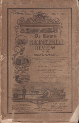 Item #17272 The Commercial Review of the South and West. A Monthly Journal of Trade, Commerce,...
