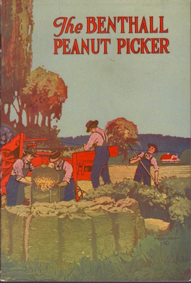 Item #17439 The Benthall Peanut Picker. Benthall Machine Company.