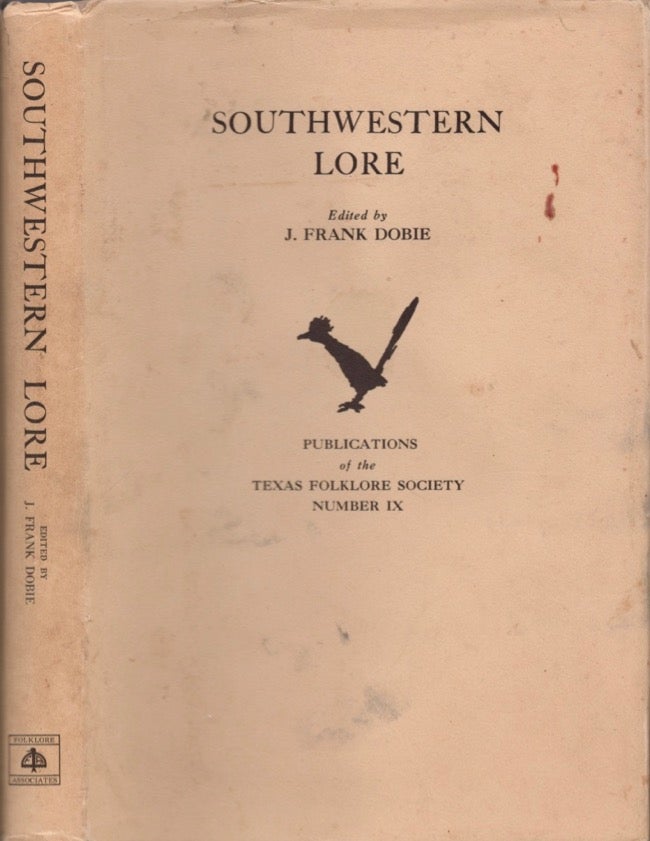Item #17499 Southwestern Lore. J. Frank Dobie.