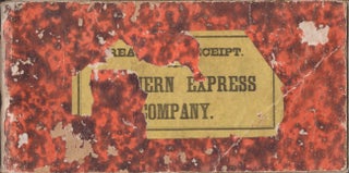 Item #17516 1871-1873 Savannah, GA Domestic Bill of Lading Southern Express Company Receipt book....