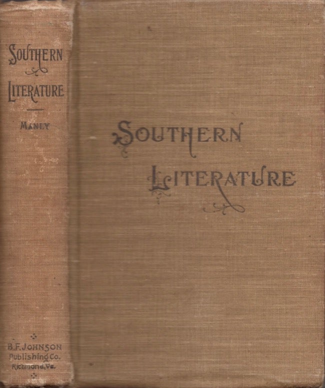 Item #17691 Southern Literature From 1579-1895. Louise Manly.