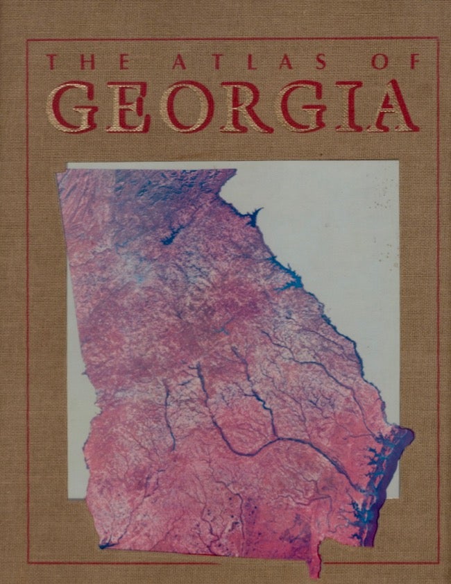 Item #17942 The Atlas of Georgia. Thomas W. Hodler, Howard A. Schretter.