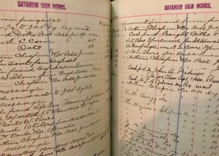 Perkins & Danforth Spoolwood Company Folio Ledger of Accounts 1894-1902