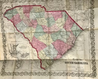 Colton's 1861 Pocket Map of South Carolina