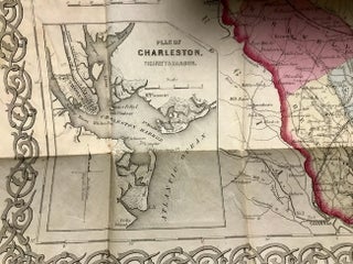 Colton's 1861 Pocket Map of South Carolina