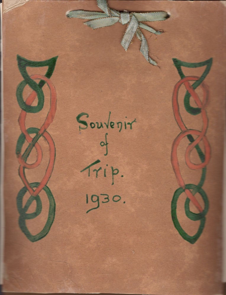 Item #18477 Homemade Album: Souvenir of Trip 1930 to America. Anon.