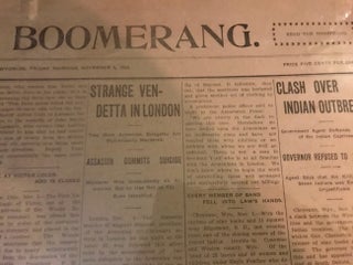 1903 2 Laramie Wyoming Newspapers. Including Headlines of Tom Horn's Trial; Indians Arrive in Wyoming; Trial of Frank Keefe for Murder; Clash Over Indian Outbreak and more.