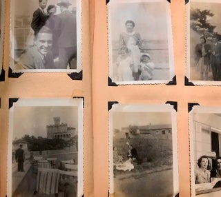 "Pilgrims to Portugal." Scrap Book of photographs and ephemera related to a Religious Pilgrimage to Portugal.
