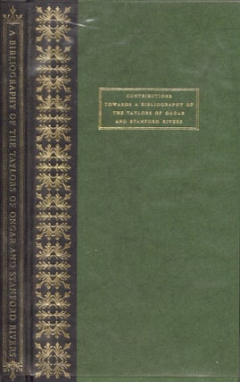 Item #19004 Contributions Towards A Bibliography of the Taylors of Ongar and Stanford Rivers. G....