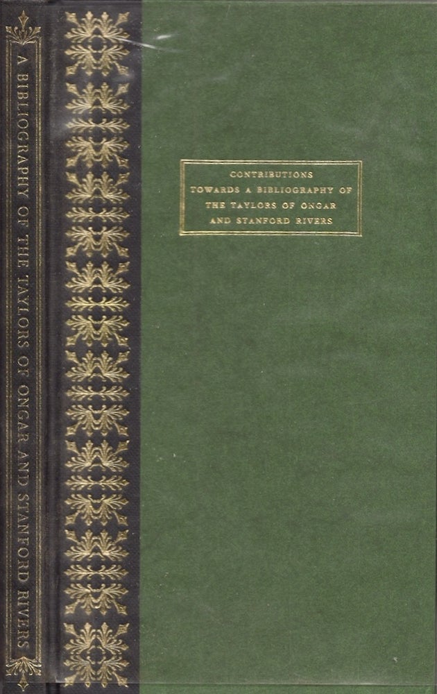 Item #19004 Contributions Towards A Bibliography of the Taylors of Ongar and Stanford Rivers. G. Edward Harris.
