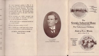 Item #19317 The Georgia Industrial Home (The Old Mumford Home) For Unfortunate Children. General...