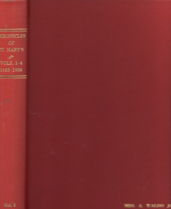 Item #21234 Chronicles of St. Mary's: Vols. 1-4: 1953-1956. St. Mary's County Historical Society.