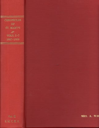 Item #21235 Chronicles of St. Mary's: Vols. 5-7: 1957-1959. St. Mary's County Historical Society